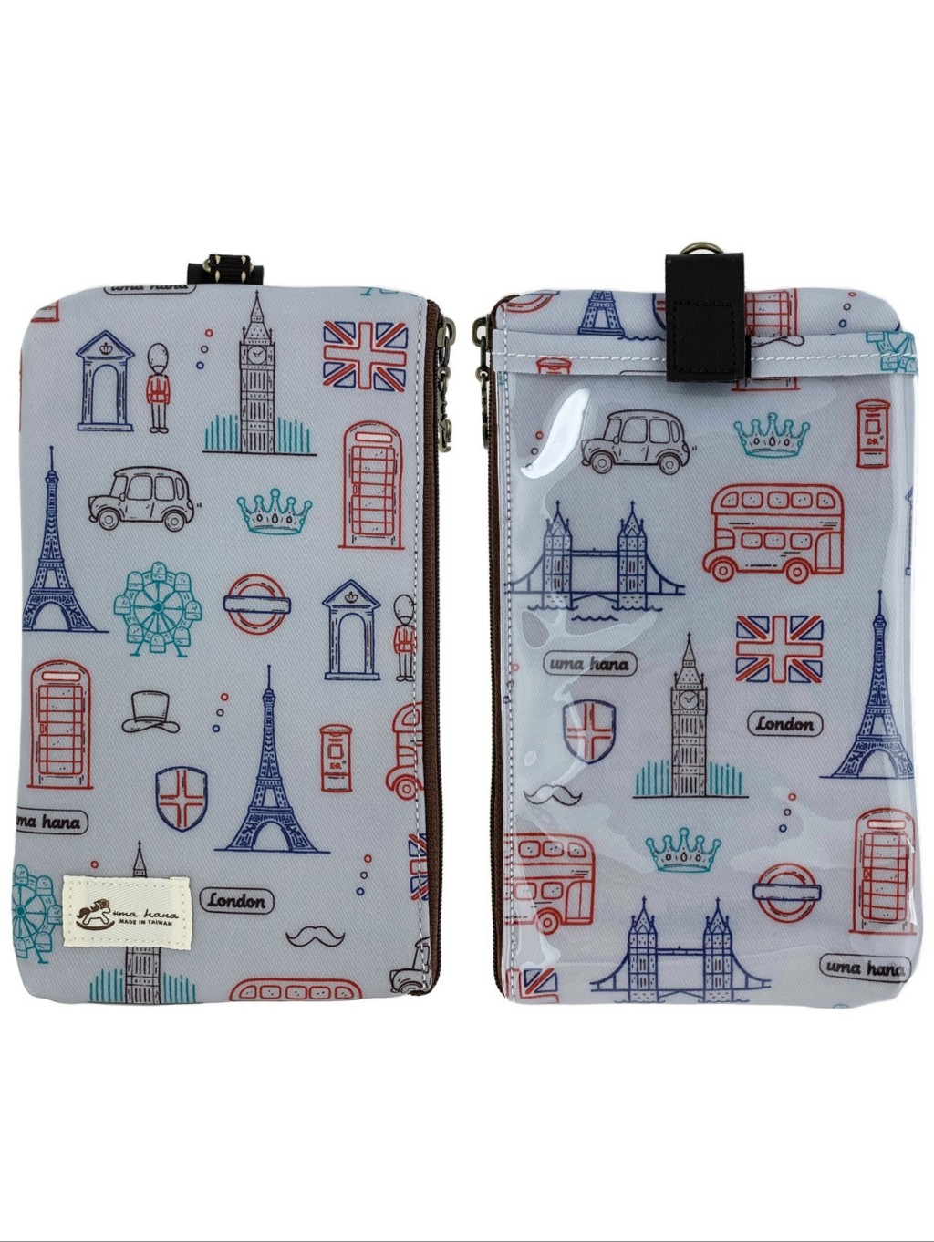 Waterproof Europe Phone Case Pouch W/ Neck Strap